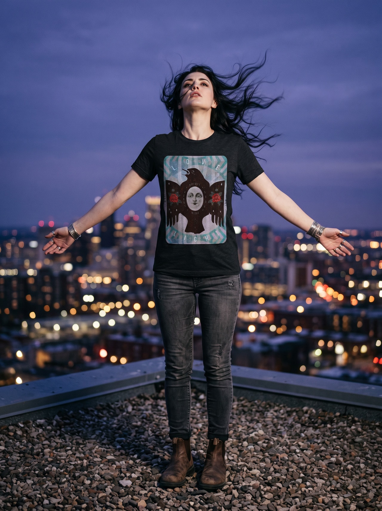 Love & Light Tee lifestyle photo